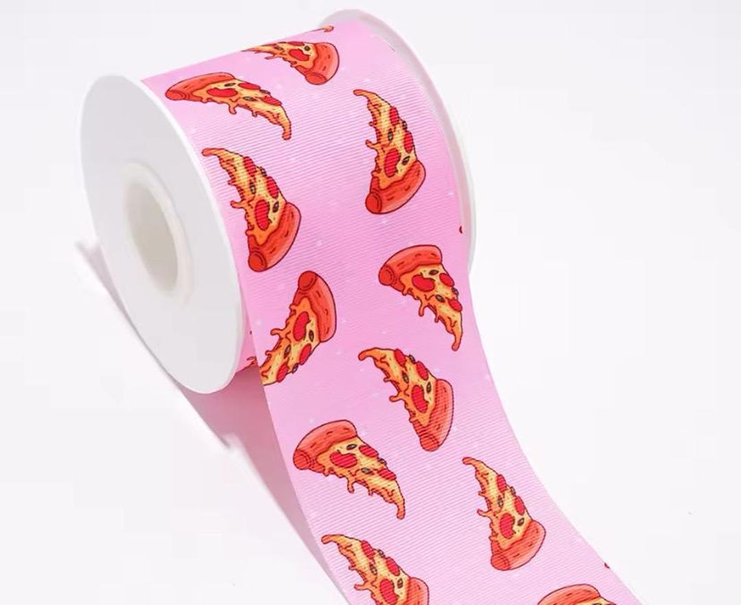 Pizza Slice Grosgrain Ribbon: 1.5 Inch, 3 Yard - Etsy