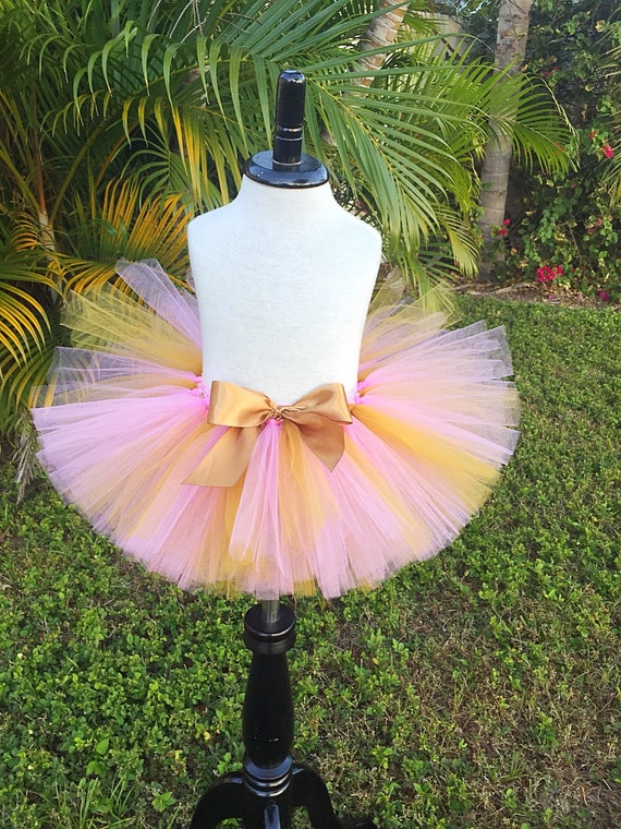 Pink and gold store baby tutu