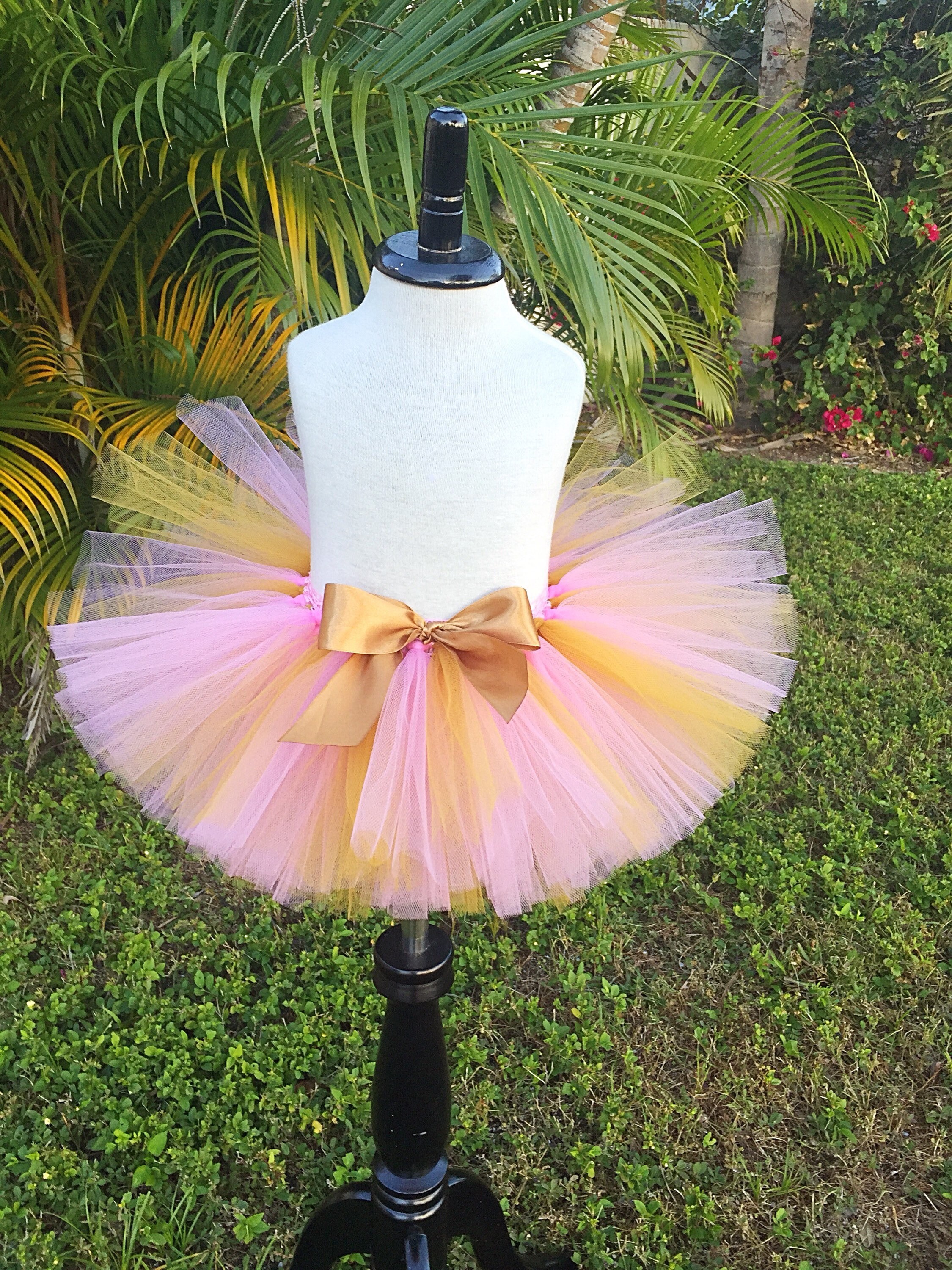 gold infant tutu