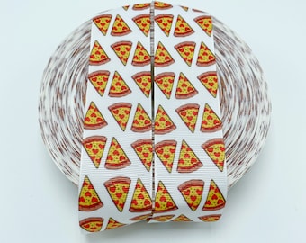 Pizza Slice Grosgrain Ribbon: 1.5 Inch, 3 Yard