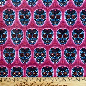 Sugar Skull Faux Leather Sheet: Halloween Jewelry Making, Hair bow making
