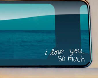 I love you so | Etsy