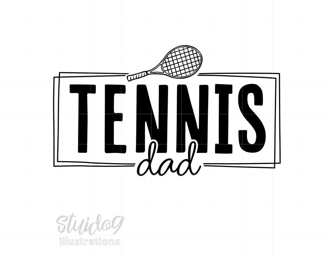 Tennis Dad Svg, Tennis Dad Shirt Svg, Tennis Svg Png Download, Tennis