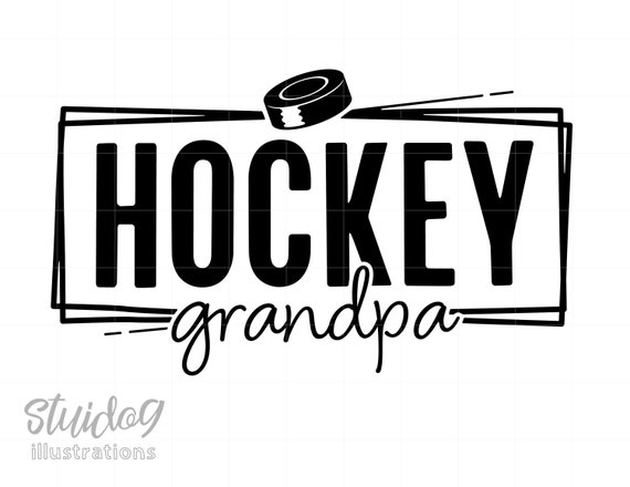 Hockey grandpa shop sweatshirt