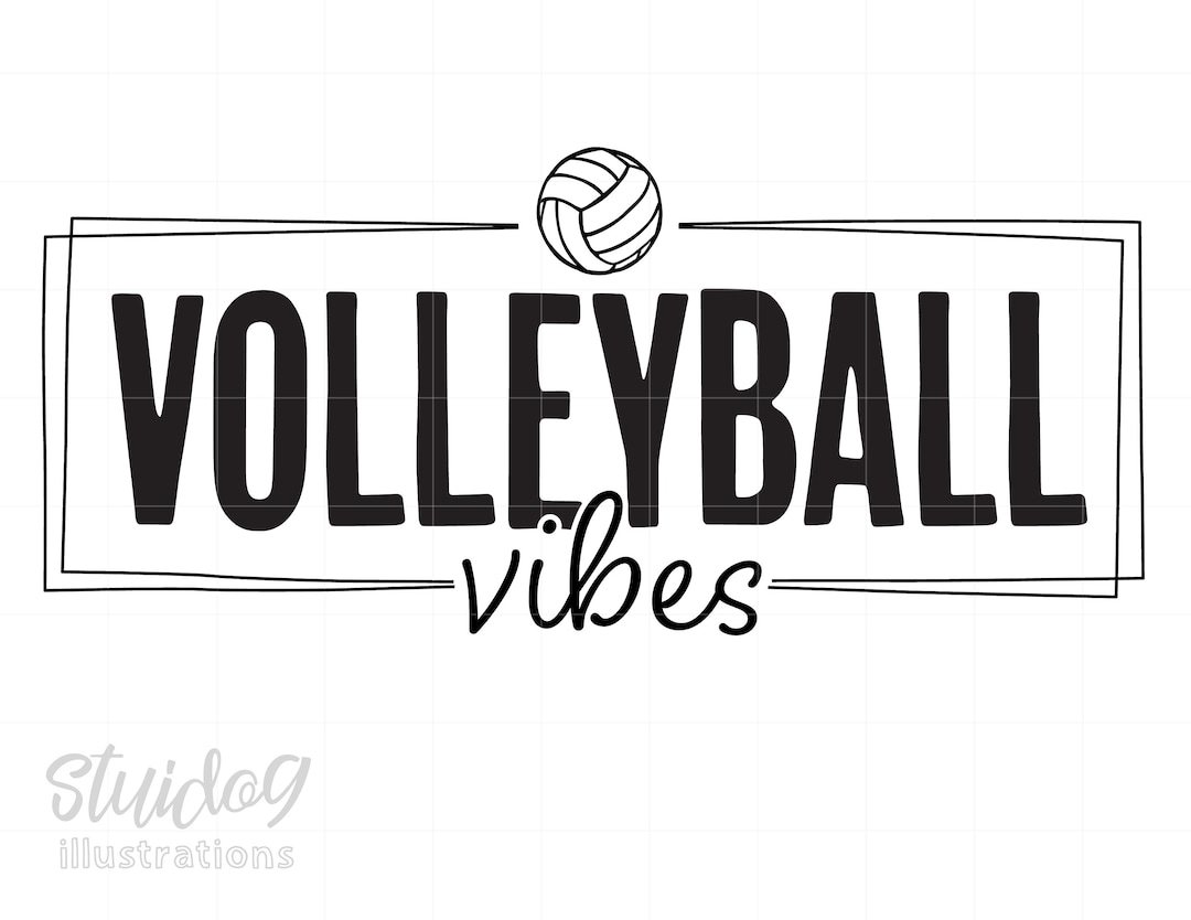 Volleyball Vibes Svg, Volleyball Shirt Svg, Volleyball Svg Png Download