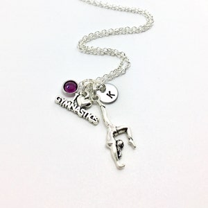 Gymnastics Necklace, Gymnast Necklace, Gymnastics Gift, Acro Necklace, Gymnast Gift, Gymnastics, Competition Gift, Gymnastics Mom, Teenager