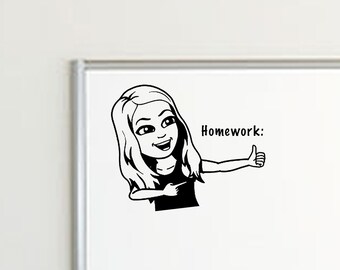 Personalized Teacher Decal, White board decal, teacher decal, teacher stickers, custom decal, vinyl decals, dry erase decals, vinyl decal