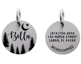 Personalized Pet ID, Dog ID tag, dog collar tag, pet ID tag, engraved dog tag, custom dog tag, custom pet tag, pet tag, cat id tag, pet id