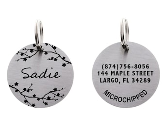 Personalized Pet ID, Dog ID tag, dog collar tag, pet ID tag, engraved dog tag, custom dog tag, custom pet tag, pet tag, cat id tag, pet id