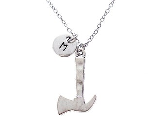 Firefighter Axe Necklace, Firefighter Necklace, Paramedic EMT Gift, Gift for Firefighter Wife, Firefighter Girlfriend, Firefighter Mom