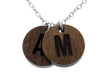 Wooden necklace, wood necklace, rustic necklace, wooden jewelry, wood jewelry, natural jewelry, natural necklace, wood pendant, wood charm