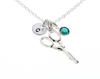 Scissors Necklace, Gift for Hairdressers, Cosmotology Gift, Barber Gift, Shears Necklace, Artist, Hair Stylist, Sewing Necklace, Salon Gift