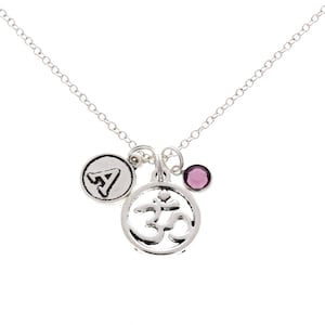 Om Necklace, Om Symbol, Ohm Necklace, Yoga jewelry, Yogi Gift, Yoga zen meditation, Om Jewelry, Zen, Yoga Gift, Aum Necklace, Buddha Gifts
