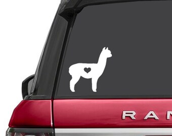 Car Decal, Alpaca, Alpaca Decal, Alpaca Sticker, Decals, Decal, Llama Decal, Llama Sticker, Laptop Decal, Tumbler Decal, Llama, Vinyl Decal