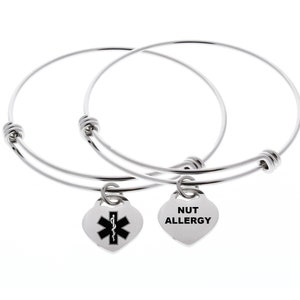 Bracelet d’alerte médicale, bracelet d’allergie, alerte médicale, notification médicale, sensibilisation médicale, bracelet médical, condition médicale
