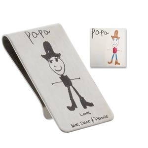 Fathers day, gifts for dad, father's day, gifts for daddy, Gifts for him, custom money clip, handwriting, handwriting gifts, step dad