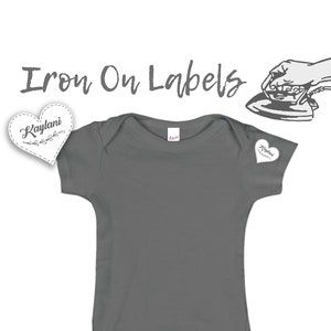 Iron on Labels, Clothing Labels, Iron on Label, Name Labels, Daycare ...