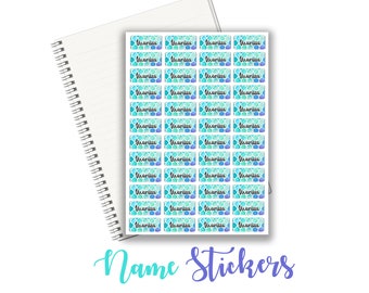 School labels, School Stickers, daycare labels, preschool labels, name stickers, name labels, school supplies, stickers, kids stickers