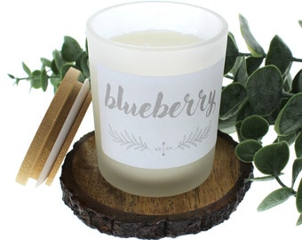 Blueberry candles, blueberry cobbler scented candles, house warming gift, get well, thinking of you candle, sympathy gift, relaxing gift