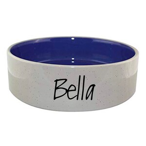 Dog bowl vinyl name sticker, custom dog bowl, dog bowl name, pet name decal, pet decal, pet food bowl name, vinyl decal for pet bowl
