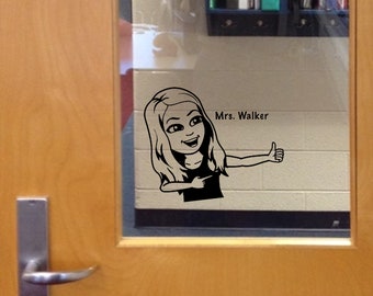 Personalized Teacher Decal, Whiteboard decal, teacher decal, teacher stickers, custom decal, vinyl decals, dry erase decals, vinyl decal
