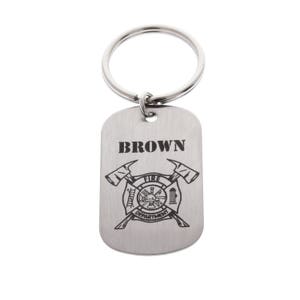 Firefighter Gift, Firefighter Keychain, Custom Firefighter, Firefighter Wife, Fireman, Gift for Firefighter, Firefighter Gifts, Fire Academy