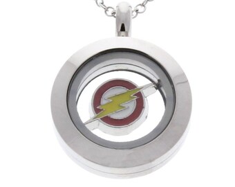 The Flash, Flash Necklace, Flash, Flash Jewelry, Flash accessories, The flash gifts, flash gifts, star lab, star labs, dc comics