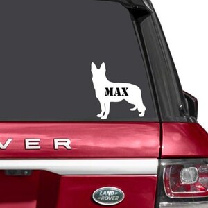 Custom Dog Decal, Car Decal, German Shepherd, Dog Decal, Decal, Dog Decals, Yeti Decal, Laptop Decal, Tumbler Decal, Vinyl Decal