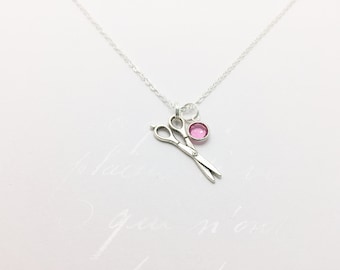 Scissors Necklace, Gift for Hairdressers, Cosmotology Gift, Barber Gift, Shears Necklace, Artist, Hair stylist, Sewing Necklace, Salon Gift