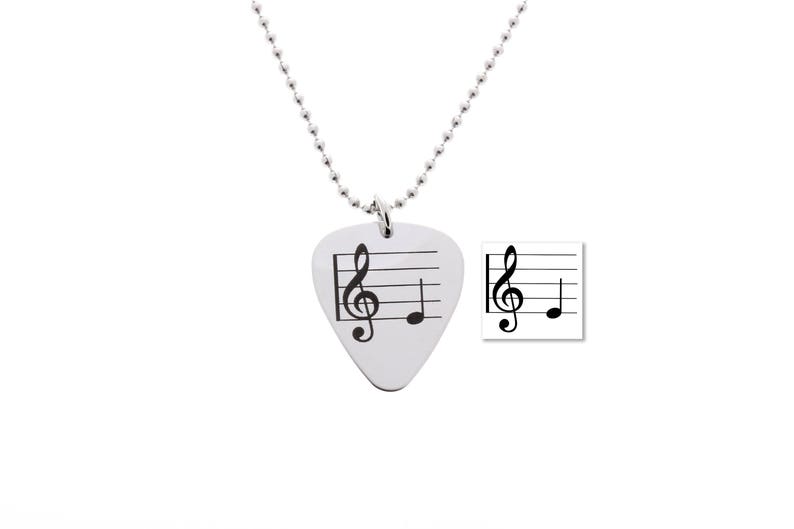 gift for music teacher gift for musician Handwriting guitar pick handwritten gifts Custom Music Guitar Pick Necklace guitar gifts