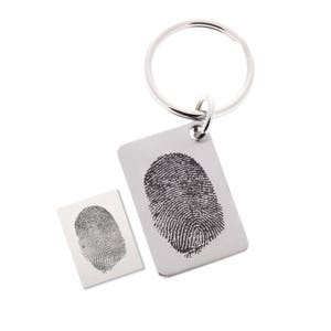 Fingerprint Keychain, Fingerprint Engraved, Memorial Keepsake, Fingerprint Jewelry, Fingerprint Necklace, Engraved Fingerprint