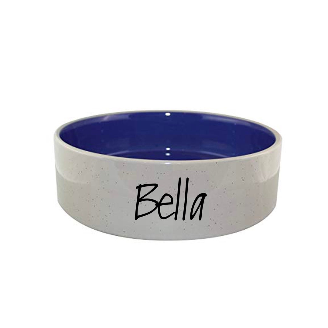 Dog Bowl Vinyl Name Sticker, Custom Dog Bowl, Dog Bowl Name, Pet Name