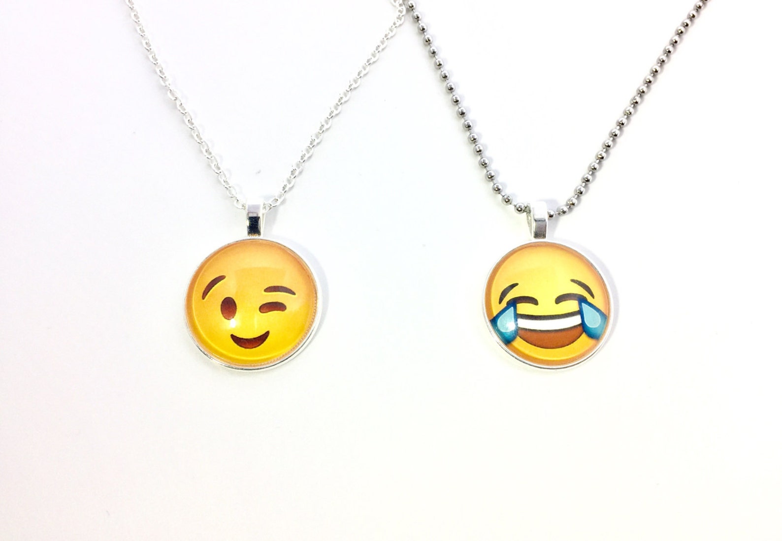 Emoji Necklace Emoji Gifts Emoji Stocking Stuffers Gifts Etsy
