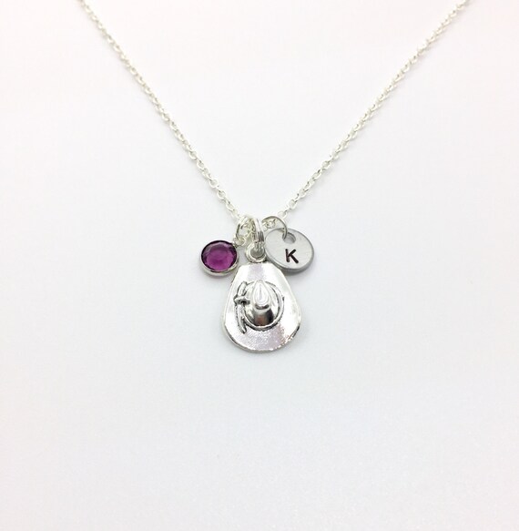 Cowboy Hat Necklace, Cowgirl Hat Necklace, Cowgirl Necklace, Country Girl Necklace, Cowgirl Gift, Western Necklace, Bridesmaids Necklaces