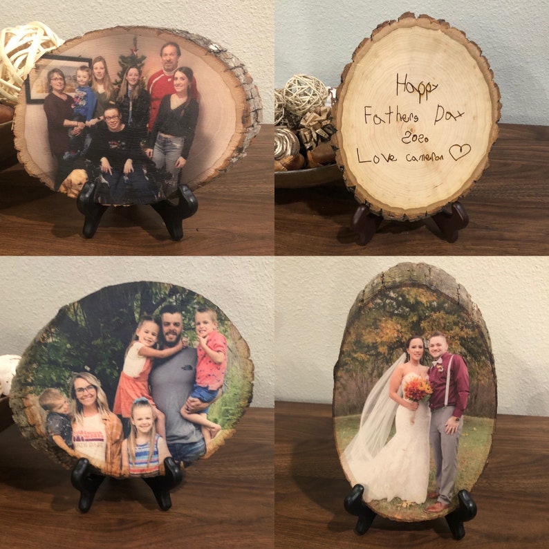 Wood Photos Photos on Wood Memorial Gifts Memorial Etsy