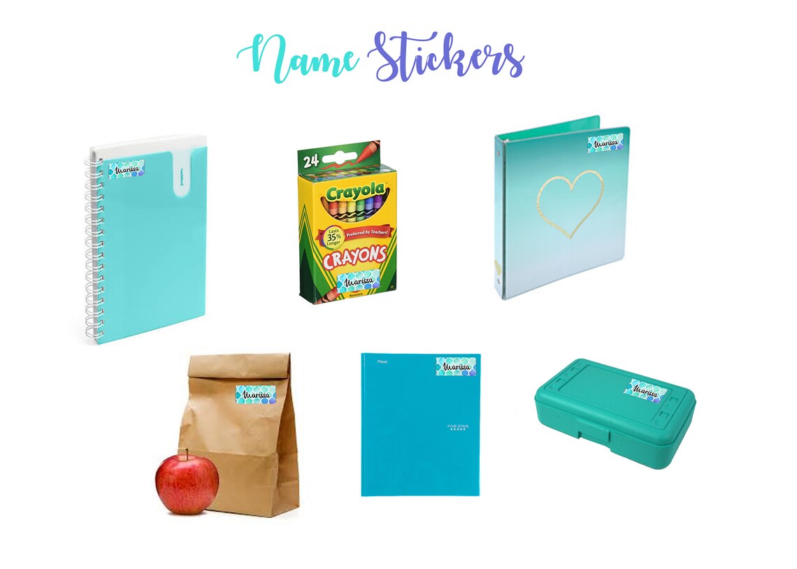 School Labels Daycare Labels Preschool Labels Name Etsy