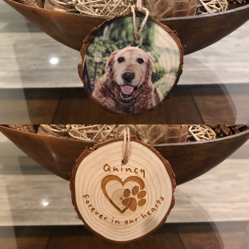 Wood Ornament Pet Keepsake Pet Memorial Pet Loss Pet Etsy