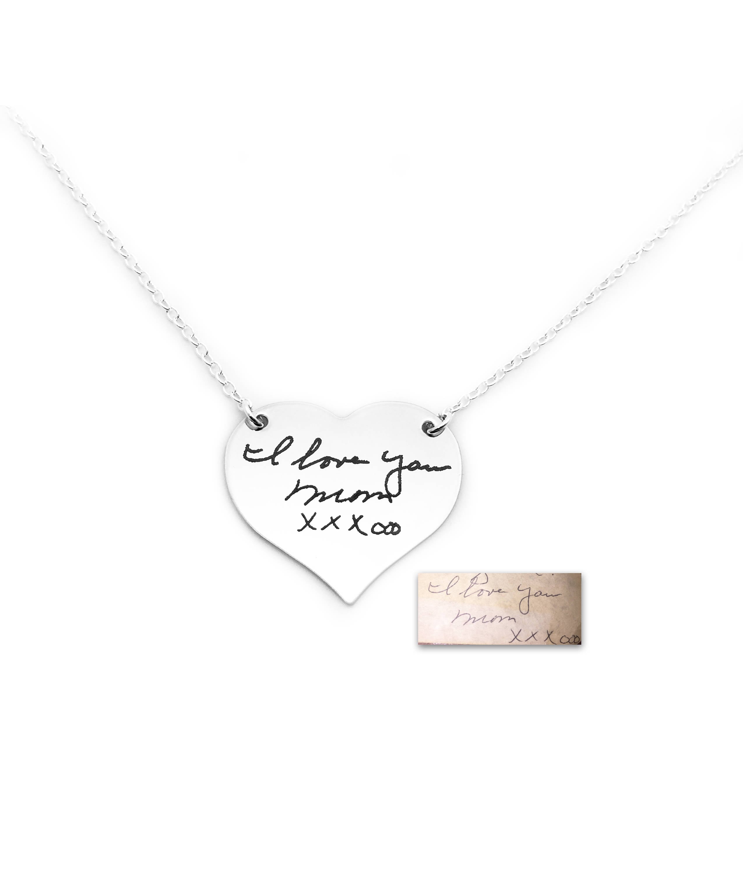 Handwriting Necklace, Memorial Handwriting, Gift, Bereavement, Anniversary Gifts For Her, Jewelry