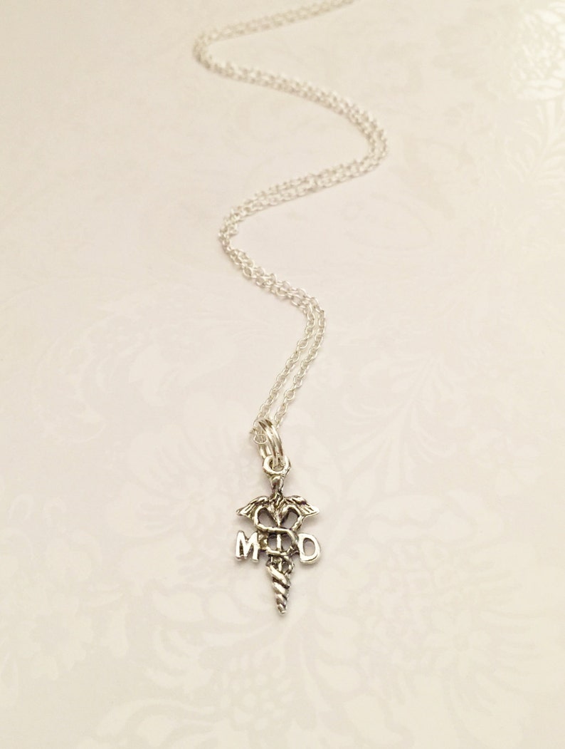 MD Doctor Necklace Awesome Gift for Doctors Doctor Graduation Etsy