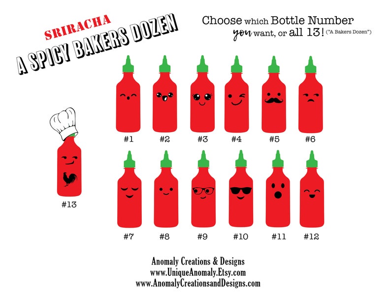 Sriracha, Sriracha Sauce, Stickers, Hot Sauce, Chef, Funny Stickers, Planner Stickers, Sticker, Hot Sauce Sticker, Siracha, Foodie, laptop image 2