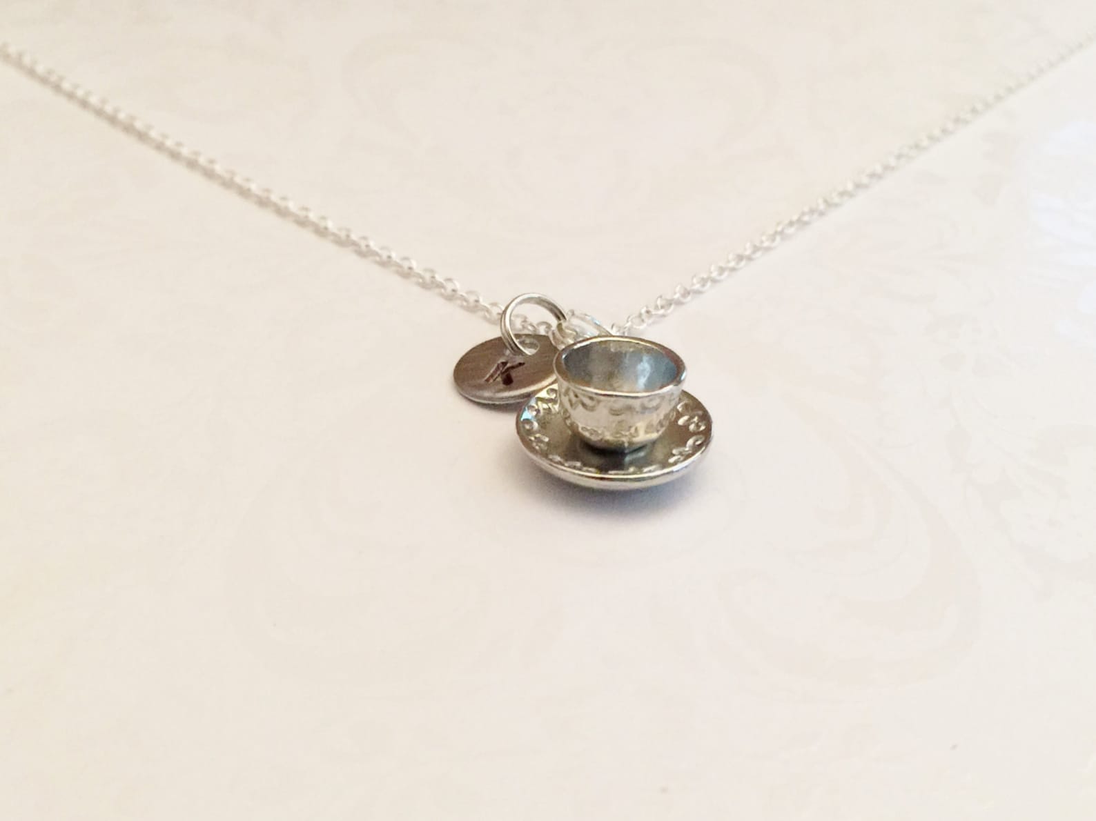 Tea Cup Necklace Coffee Cup Necklace Gift for Tea or Coffee Etsy