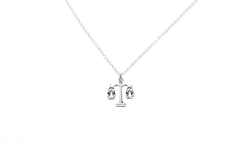 Libra Scales of Justice Necklace