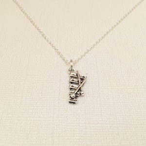 Xylophone Necklace,  Percussion Necklace, Gift for Musician,  Music Producers, Music Lovers, Gift for Music Teachers, Band Member Gift