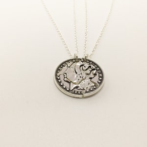 Coin Necklace 1888 Morgan Silver Dollar BFF Necklace Best - Etsy