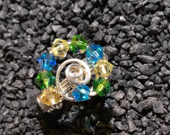 Spring bouquet ring
