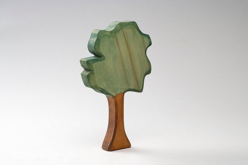 Forest Wood Wood Green Tree Wooden Tree Wooden Waldorf Toy Natural Summer Landscape Toy Tree Waldof Tree Toy Eco Friendly
