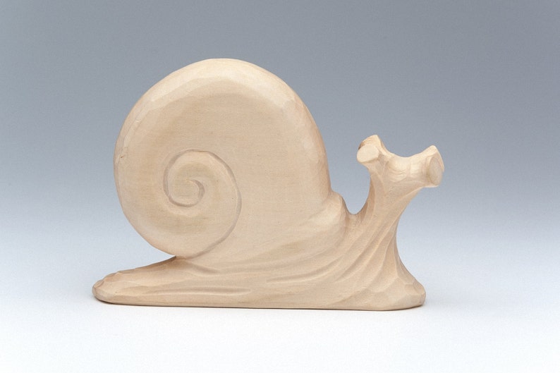 wooden snail toy
