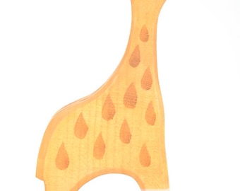 Wooden Giraffe Toy - Wooden Giraffe Figure -Handmade Giraffe - Montessori Toy - Waldorf Giraffe Toy - Woodland Animal Toys - Christmas Gift
