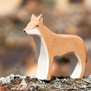 Toy Dingo - Wooden Dingo Toy - Wooden Dingo - Australian Animal - Kids Toys -  Baby Gifts - Natural Toys - Dadakacraft - Dog Dingo