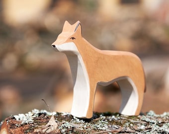 Toy Dingo - Wooden Dingo Toy - Wooden Dingo - Australian Animal - Kids Toys -  Baby Gifts - Natural Toys - Dadakacraft - Dog Dingo